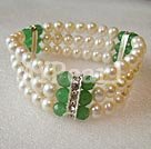 pearl aventurine bracelet