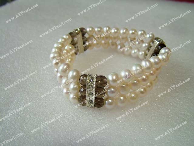 Pearl Rauchquarz Armband