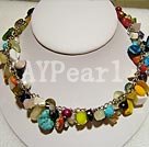 Wholesale various stone necklace