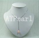 platinum-gilt silver pearl necklace 