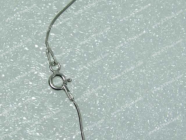 platinum-gilt silver pearl necklace 