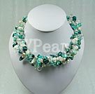 Wholesale pearl crystal necklace