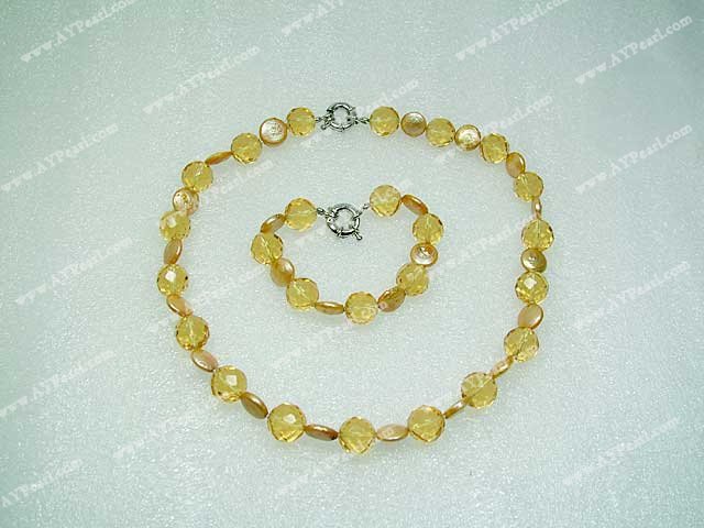pearl crystal set