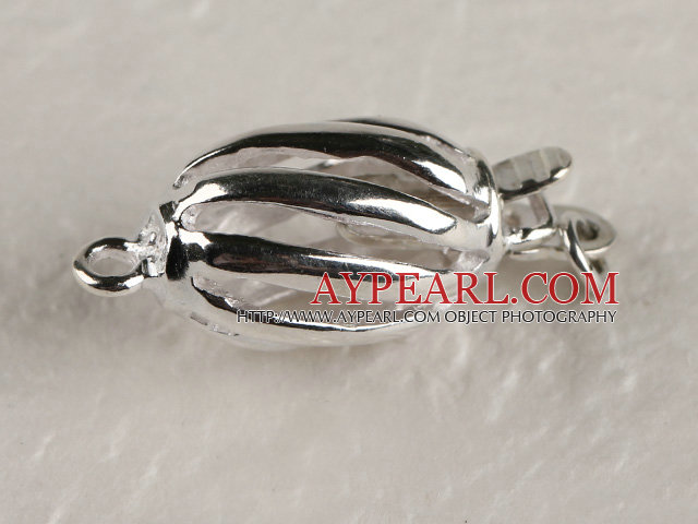 rugby shape 925 silver clasp