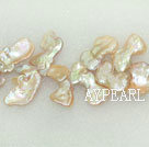 Freshwater pearl bigger beads, 5*20*25 mm keshi. Sold per 15.7-inch strand.