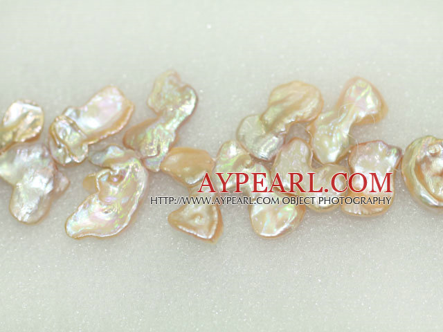 Freshwater pearl bigger beads, 5*20*25 mm keshi. Sold per 15.7-inch strand.