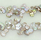 Reborn freshwater pearl bigger beads,Purple,5*20*25mm