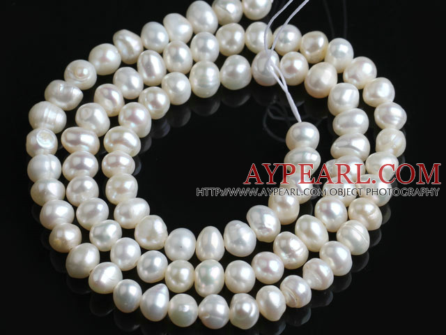 Freshwater Pearl Beads, Natural White, 4-5mm, Sold per 14.6-Inch Strand