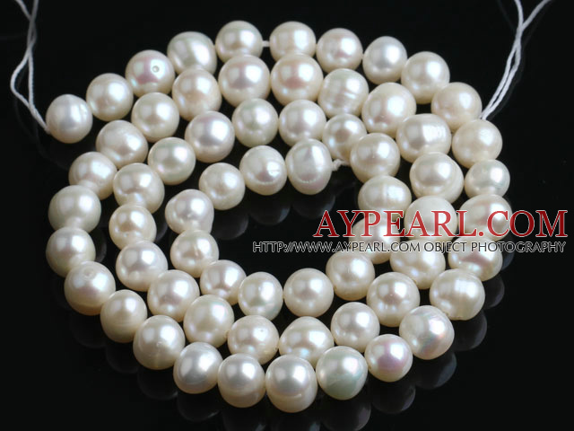 Freshwater Pearl Beads, Natural White, 5-6mm, Sold per 14.6-Inch Strand