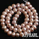 Freshwater Pearl Beads, Natural Purple, 7-8mm, Sold per 14.6-Inch Strand,7-8mm