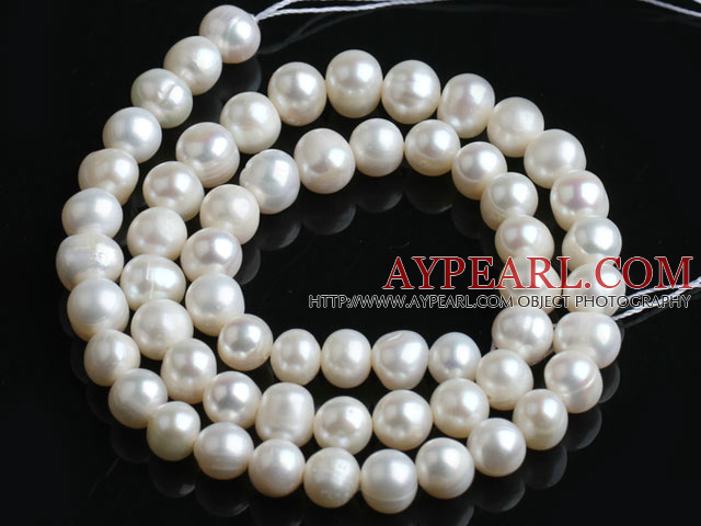 Freshwater Pearl Beads, Natural White, 6-7mm, Sold per 14.6-Inch Strand