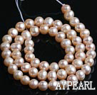 Freshwater Pearl Beads, Natural Pink, 6-7mm, Sold per 14.6-Inch Strand
