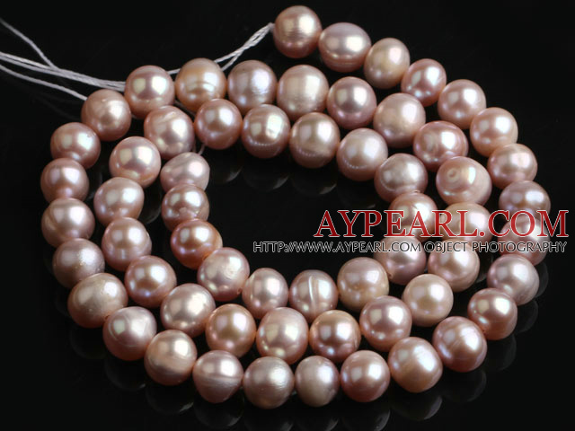 Freshwater Pearl Beads, Natural Purple, 6-7mm, Sold per 14.6-Inch Strand