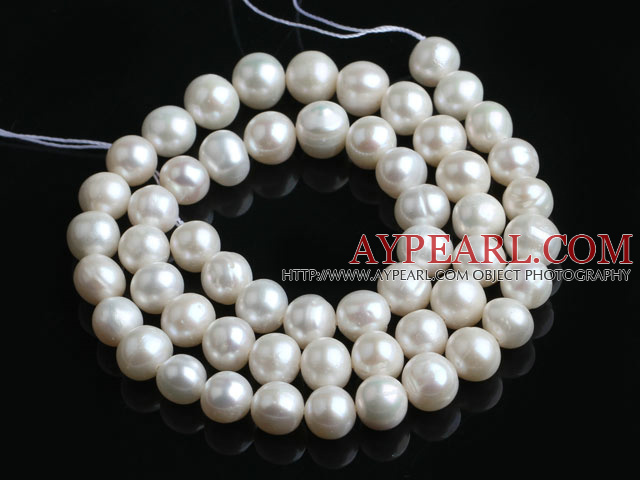 Freshwater Pearl Beads, Natural White, 7-8mm, Sold per 15-Inch Strand