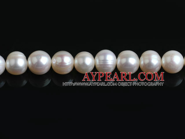 Freshwater Pearl Beads, Natural White, 8-9mm, Sold per 15.4-Inch Strand