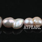 Pearl Beads, Purple, 10*16mm natural peanut shape, Sold per 15.7-inch strand