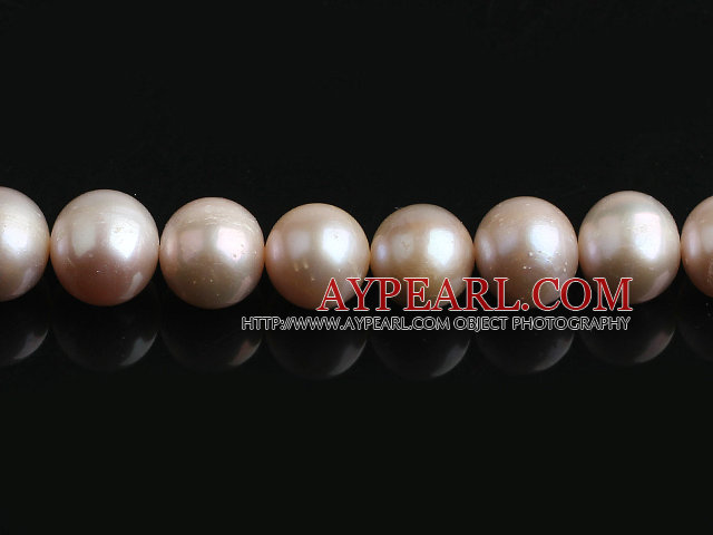 Pearl Beads, Purple, 10*11mm natural, Sold per 15.7-inch strand