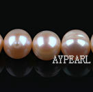 Freshwater Pearl Beads with Growth Grain, Natural Purple, 11-12mm, Nearly Round, Sold per 15-Inch Strand,11-12mm