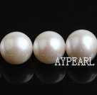 A Grade Pearl Beads, White, 12-14mm natural, Sold per 15.7-inch strand