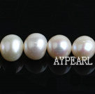 Freshwater Pearl Beads, Natural White, 9-10mm, Round, Sold per 15-Inch Strand,9-10mm