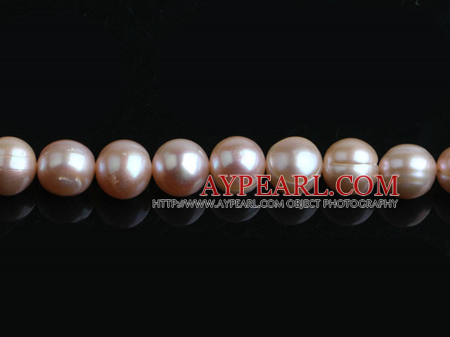 Pearl Beads, Purple, 9-10mm natural, Sold per 15-inch strand