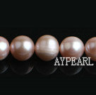 Pearl Beads, Purple, 10-11mm natural, Sold per 15.4-inch strand