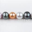 Pearl Beads, Mixed Color, 9-10mm dyed, 15.4-inch strand,9-10mm