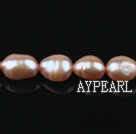 Pearl Beads, Purple, 8-9mm natural baroque, Sold per 14.8-inch strand,8-9mm