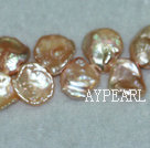 Freshwater pearl beads, yellow, 5*11*13mm top-drilled keshi. Sold per 15-inch strand.