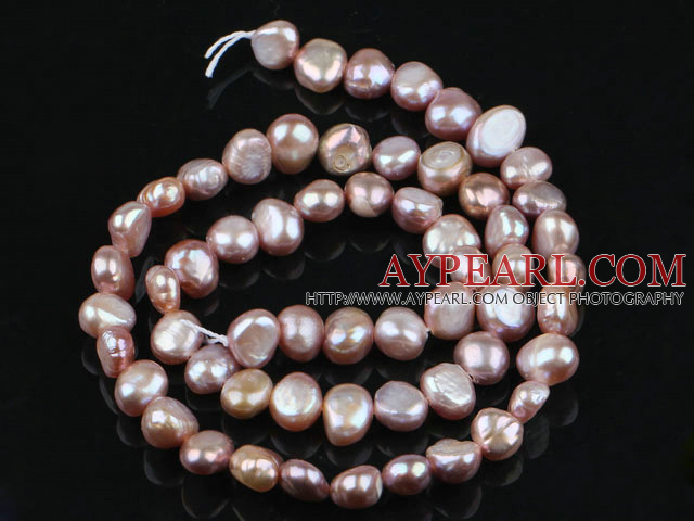 Pearl Beads, Purple, 6-7mm natural potato shape, Sold per 14.2-inch strand