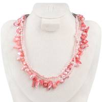 Alien pearl crystal necklace