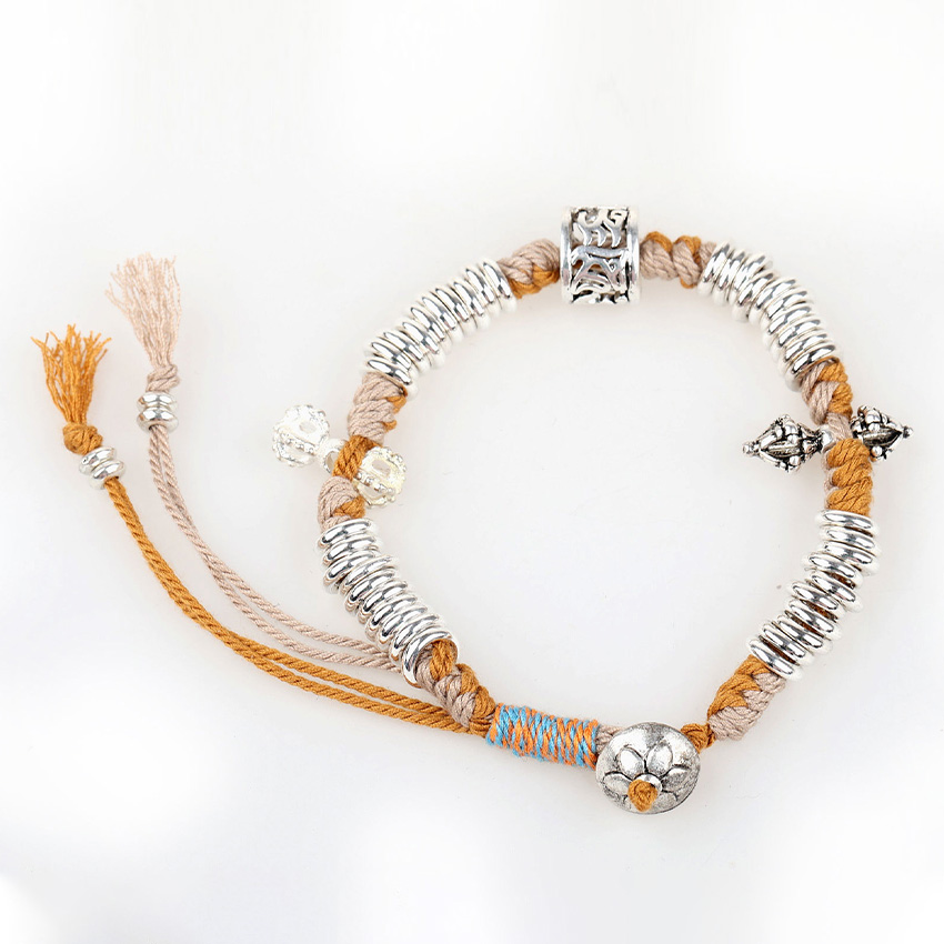 Wholesale Tibetan Silver Fashion Rope Bracelet